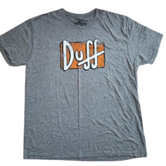 The Simpsons Other - Universal Studios The Simpsons Duff Logo Shirt || 2XL EUC